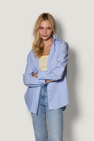 Oversized Shirt - Light Blue