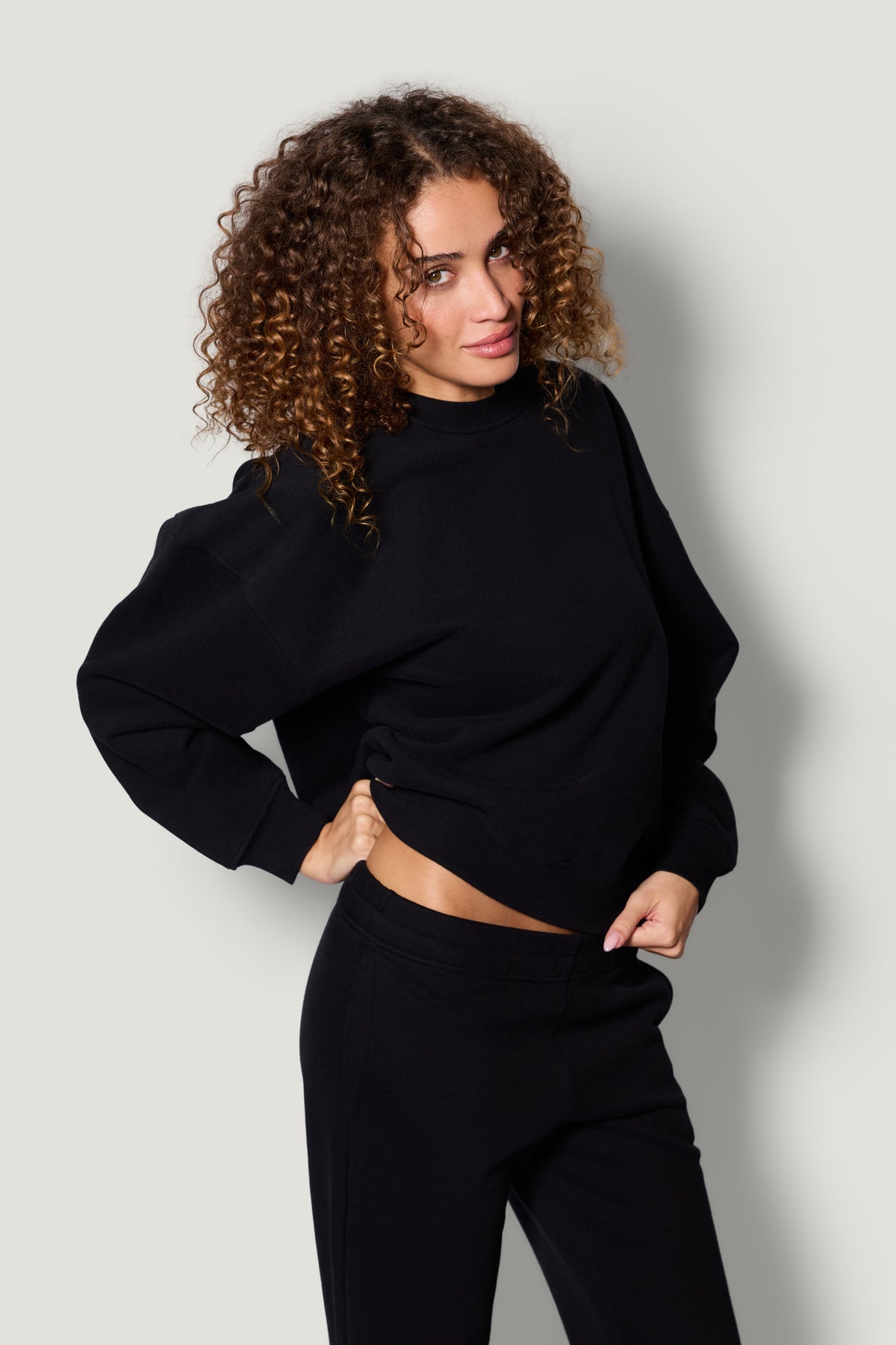 Fleece Sweatshirt - Black
