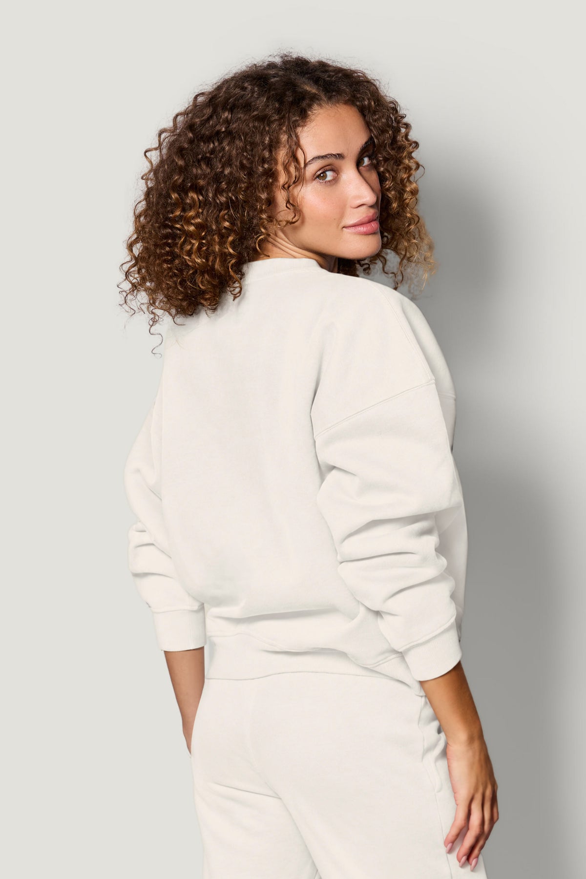 Fleece Sweatshirt - Off-white