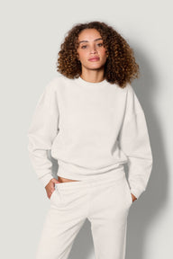 Fleece Sweatshirt - Off-white