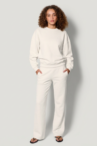 Fleece set - white