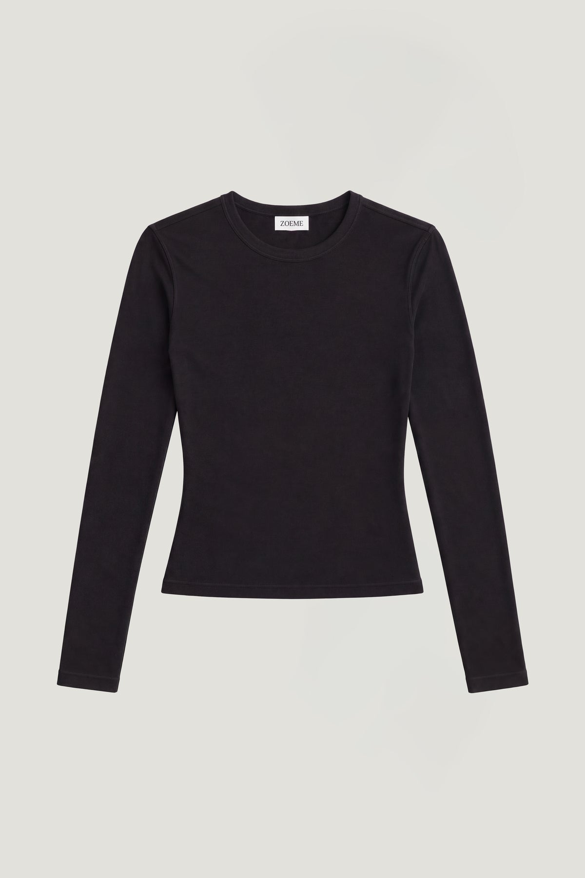 Fitted Long Sleeve - Black