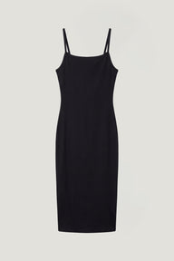 Midi Bodycon Dress - Black